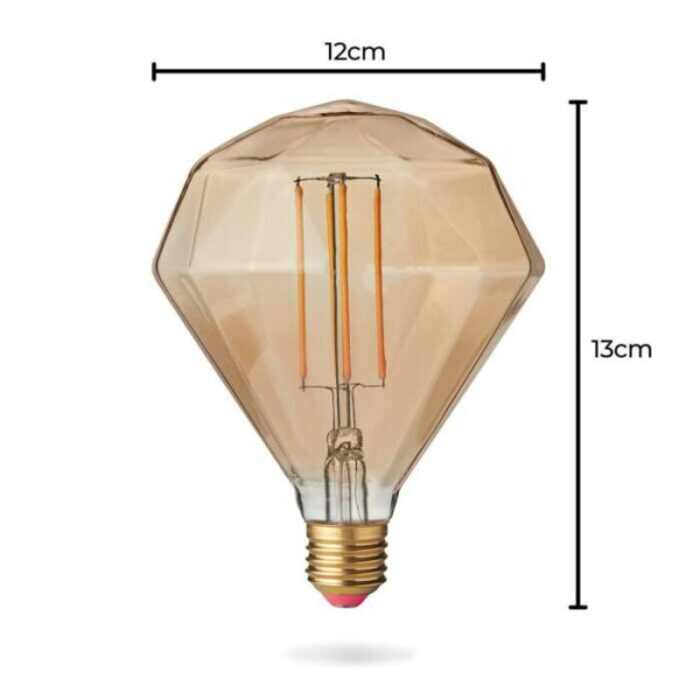 Vintage Diamond Festoon Filament LED Bulb